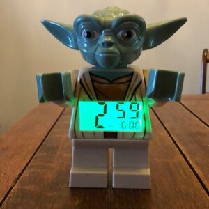 Lego Star Wars Yoda Alarm clock.